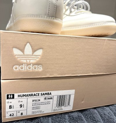 Size 8 5 Pharrell Humanrace Adidas Samba Og In Cloud White