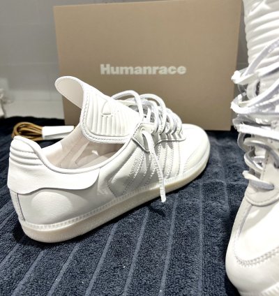 Size 8 5 Pharrell Humanrace Adidas Samba Og In Cloud White