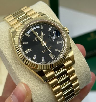 Rolex Day-date 40 228238a Black Diamond