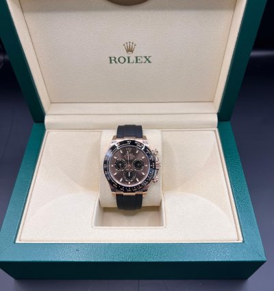 Rolex Daytona Chocolate Dial Oysterflex Discontinued