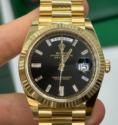 Rolex Day-date 40 228238a Black Diamond