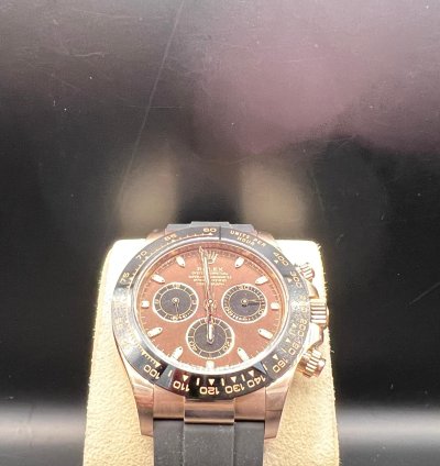 Rolex Daytona Chocolate Dial Oysterflex Discontinued