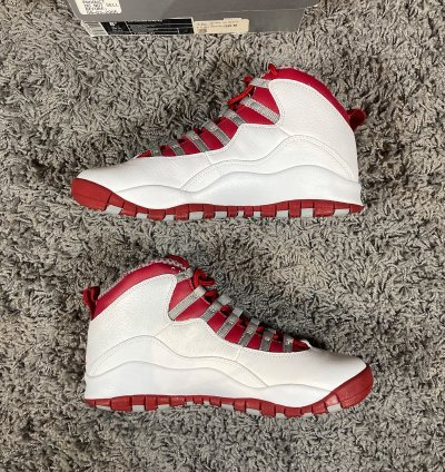 2005 Jordan 10 Retro Red Steel Rare Collectible