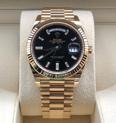 Rolex Day-date 40 228238a Black Old Card 2020