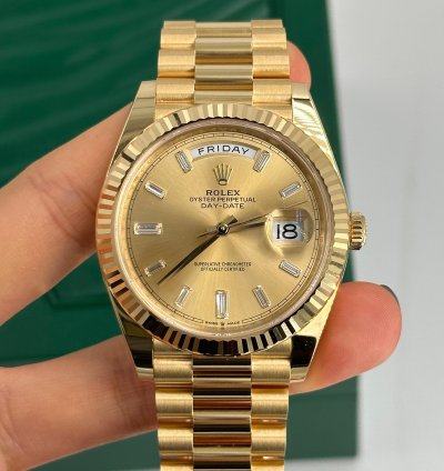 Rolex Day-date 40 228238a Champ Diamonds
