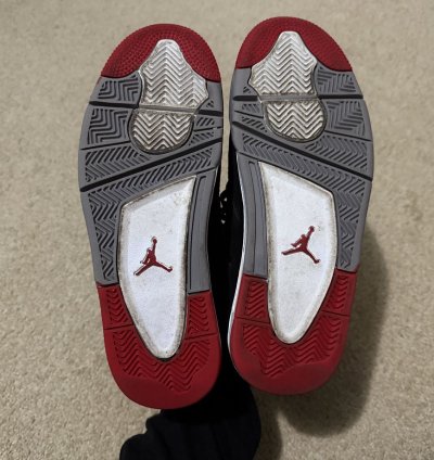2012 Black Cement Bred 4s Size 8