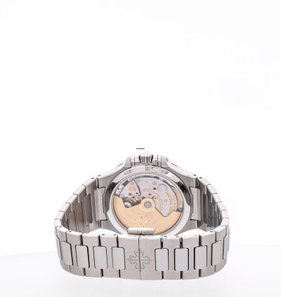 Patek Philippe Nautilus 35 Steel Blue Diamond 7118 1200a-001 Like New 2021 Full Set