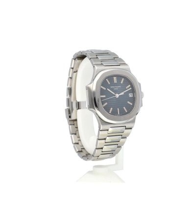 Patek Philippe Nautilus 37 Steel Blue Grey 1995 Box Papers
