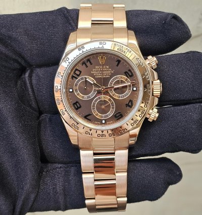Rolex Daytona Chronograph - 116505 - Choco Arabic Dial - Box Only - Random Serial - Mint