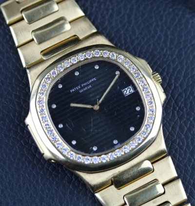 Patek Philippe Nautilus 3700 - Diamond Bezel - Only Watch - Circa 1980