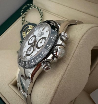 Rolex Daytona Chronograph Panda New Never Sized Or Worn Full Set
