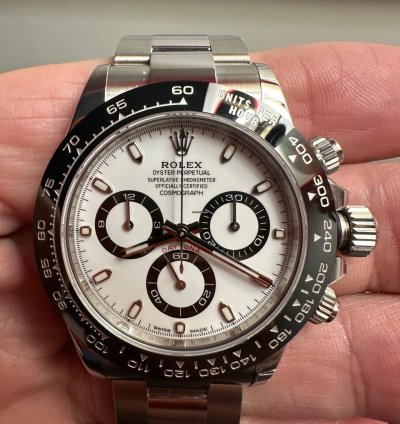 Rolex Daytona Chronograph Panda New Never Sized Or Worn Full Set