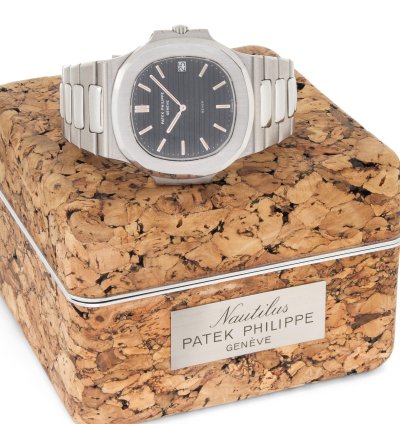 Patek Philippe Nautilus 3700 1 Jumbo Nautilus Beyer Korkbox 1977 Geneve Double Sealed-neuer Service