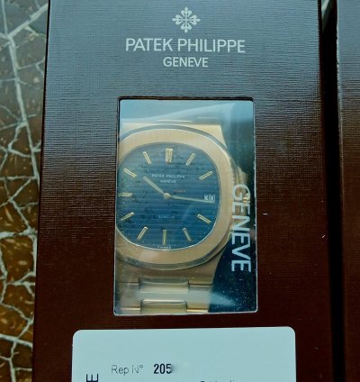 Patek Philippe Nautilus 3700 1 Nautilus Belin 18k Gelbgold Erstbesitz Full Set Double Geneve Sealed