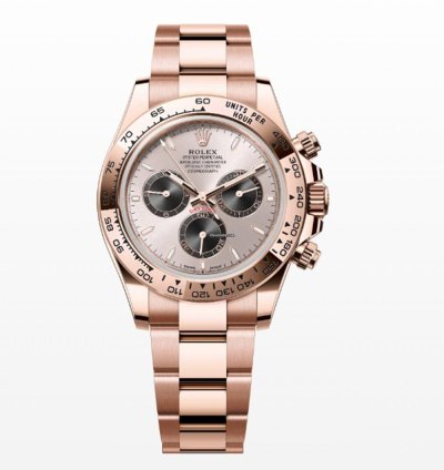 Rolex Daytona Complete Set Daytona 126505 Chronograph Sundust Index Dial Rose Gold Oyster Bracelet