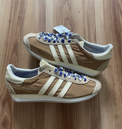 Wales Bonner Adidas Country Samba Shoes Cream Tan