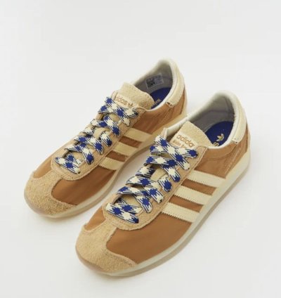 Wales Bonner Adidas Country Samba Shoes Cream Tan