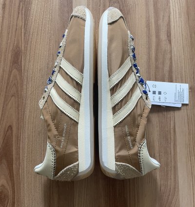 Wales Bonner Adidas Country Samba Shoes Cream Tan
