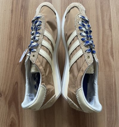 Wales Bonner Adidas Country Samba Shoes Cream Tan