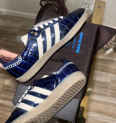 Wales Bonner Adidas Croc Samba Navy