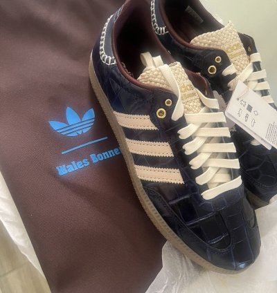 Wales Bonner Adidas Croc Samba Navy