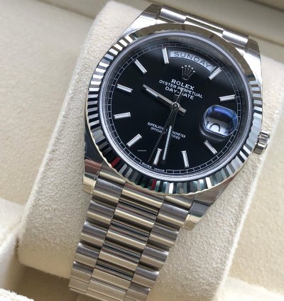 Rolex Day-date 40 228239 Black Index Dial