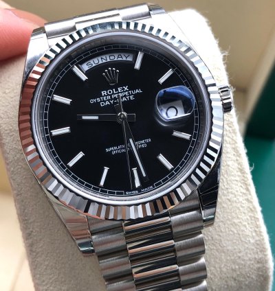 Rolex Day-date 40 228239 Black Index Dial