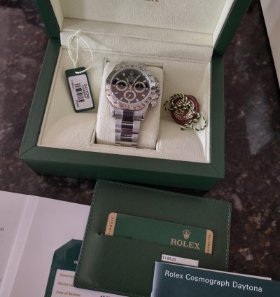 Rolex Daytona Cosmograph 116500 Box Papers 2011 Full Set