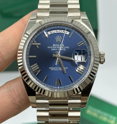 Rolex Day-date 40 228239 Blue Roman