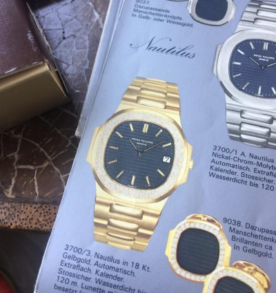 Patek Philippe Nautilus 3700 11 Nautilus Belin Mit Original Box Extract Aus 1982 Sofort