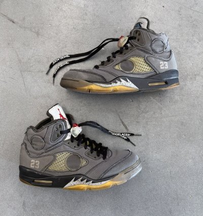 2020 Jordan 5 Retro Off-white Muslin