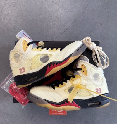 2020 Off-white Air Jordan 5 Retro Sp Sail