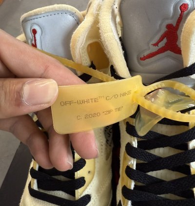 2020 Off-white Air Jordan 5 Retro Sp Sail