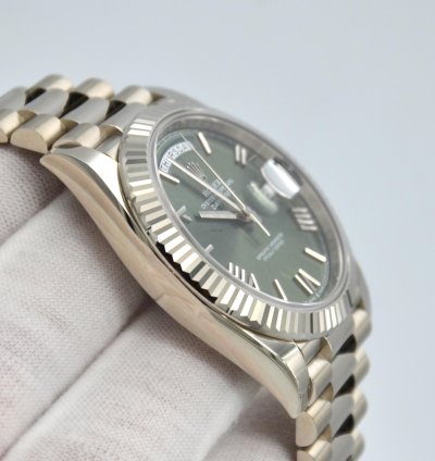 Rolex Day-date 40 228239 Ogrp Green Dial Day-date 40 White Gold