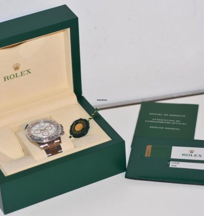 Rolex Daytona Cosmograph 116520 Stickers Aph Chromalight Last Series Lc170 Stickered