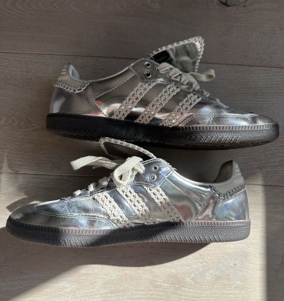 Wales Bonner Adidas Samba silver