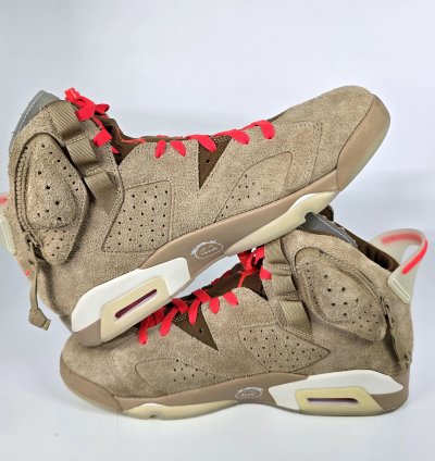 2021 Travis Scott Air Jordan 6 Retro British Khaki