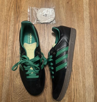 Wales Bonner Adidas Samba Black Green Ds 10