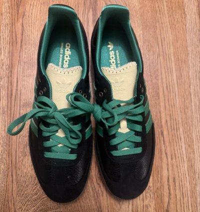Wales Bonner Adidas Samba Black Green Ds 10