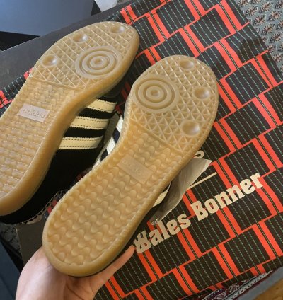 Wales Bonner Adidas Samba Black Pony Hair