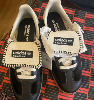 Wales Bonner Adidas Samba Black Pony Hair