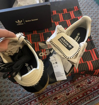 Wales Bonner Adidas Samba Black Pony Hair