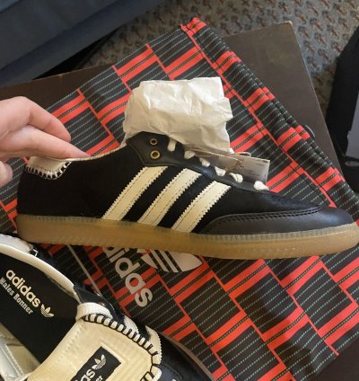 Wales Bonner Adidas Samba Black Pony Hair