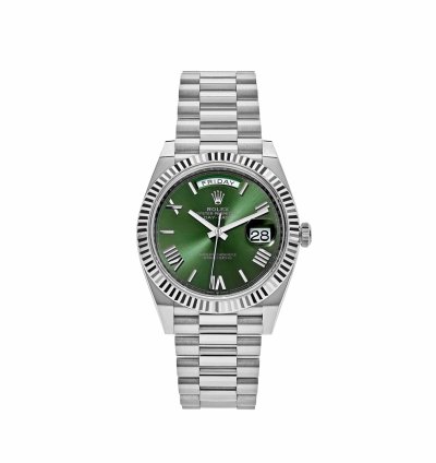 Rolex Day-date 40 228239 White Gold Olive Dial 2023
