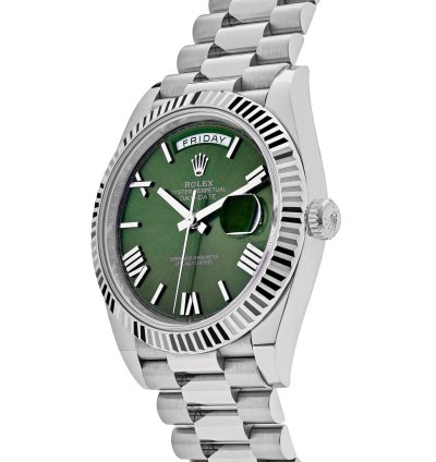 Rolex Day-date 40 228239 White Gold Olive Dial 2023