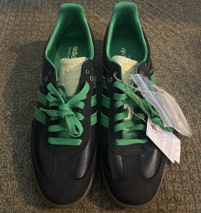 Wales Bonner Adidas Samba Black White Green
