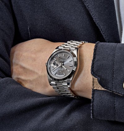 Rolex Day-date 40 228239 White Gold Slate Rhodium Grey Dial 2024