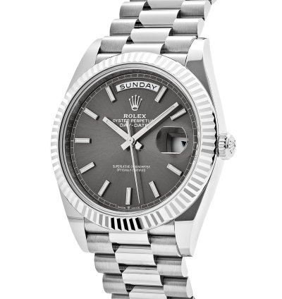 Rolex Day-date 40 228239 White Gold Slate Rhodium Grey Dial 2024