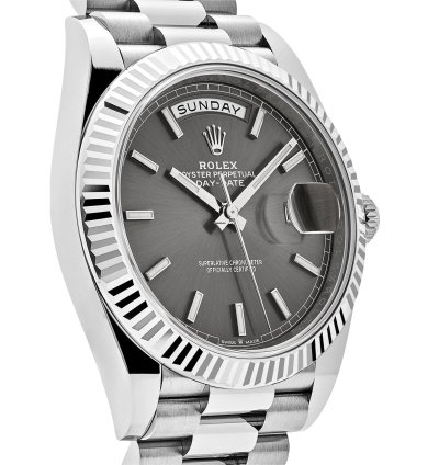 Rolex Day-date 40 228239 White Gold Slate Rhodium Grey Dial 2024