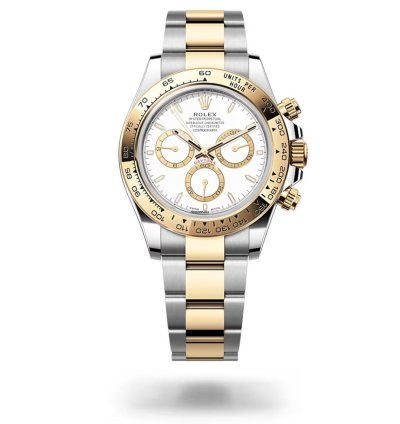 Rolex Daytona Cosmograph 40mm Steel Yellow Gold White Dial 126503